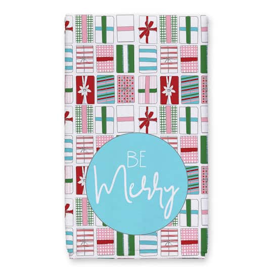 Merry Gift Boxes Tea Towels - Set of 2